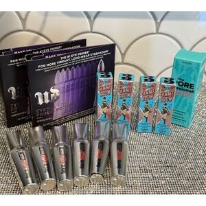 Benefit and‎ Urban Decay Bundle Magnet Mascara Eye Primer Gimme Brow Lot of 13